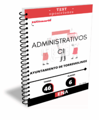LIBRO DE TEST, con preguntas (DE CUATRO OPCIONES DE RESPUESTA), sobre los 46 temas solicitados para el estudio de las oposiciones de 6 plazas de ADMINISTRATIVO (C1), de turno de acceso libre, que se aprobaron por Resolución del Concejal Delegado de Personal n.º 8269-2022, de 5 de agosto de 2022, la OEP del año 2022, por Resolución de la Concejala Delegada de Personal número 4310, de fecha 30 de marzo de 2023, se ha aprobado la Oferta de Empleo Público 2023 , posteriormente modificada por Resolución del Concejal Delegado de Personal, n.º 12736, de fecha 10 de noviembre de 2023 y por Decreto n.º 3078-2023 de fecha 6 de marzo de 2024 correspondiente a la OEP 2024. Dichas plazas se incluyen en presupuesto y la plantilla 2025 del Ayuntamiento de Torremolinos.