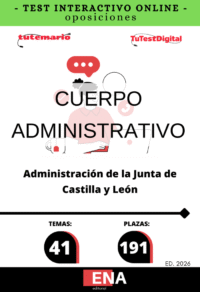 oposición 191 Plazas Cuerpo Administrativo Junta de Castilla y León.