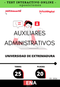 Oposición Auxiliar Administrativo Universidad de Extremadura