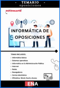 LIBRO TEMARIO, sobre los conocimientos basicos de informática y Misrosoft que se solicitan en la mayoria de oposiciones.