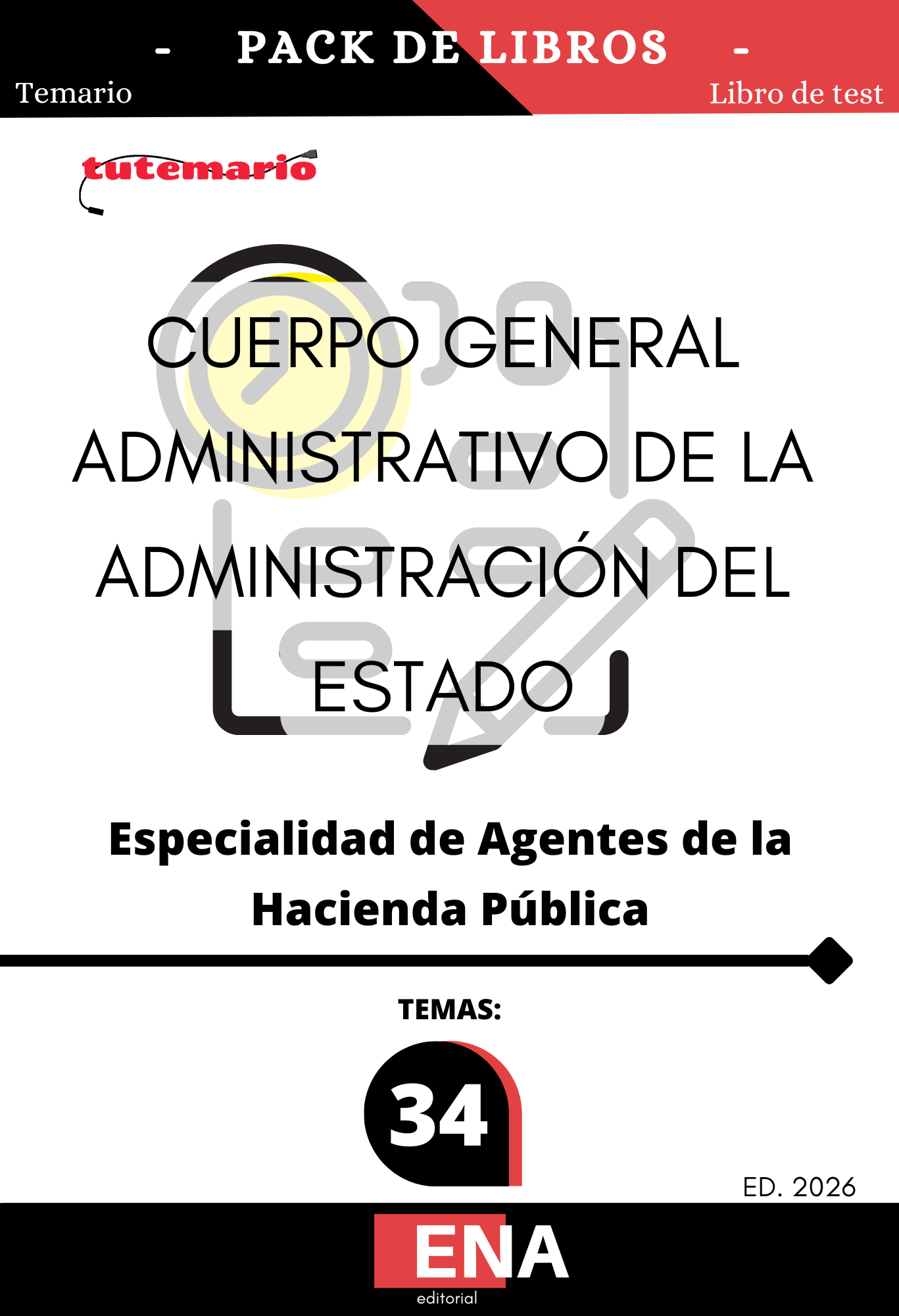 9. TEMARIO y TEST Oposición 1.400 Agentes Hacienda Tributaria. ED 2026 formato PDF