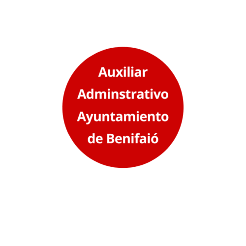 oposición Bolsa Auxiliares Administrativos Ayuntamiento Benifaió.