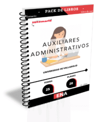 Material de estudio TEMARIOS y TEST para la Oposición Auxiliar Administrativo Universidad de Valladolid.