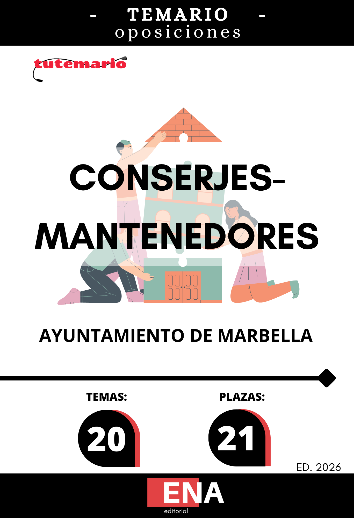3. TEMARIO, oposición Conserjes Mantenedores Ayuntamiento Marbella. Formato PDF