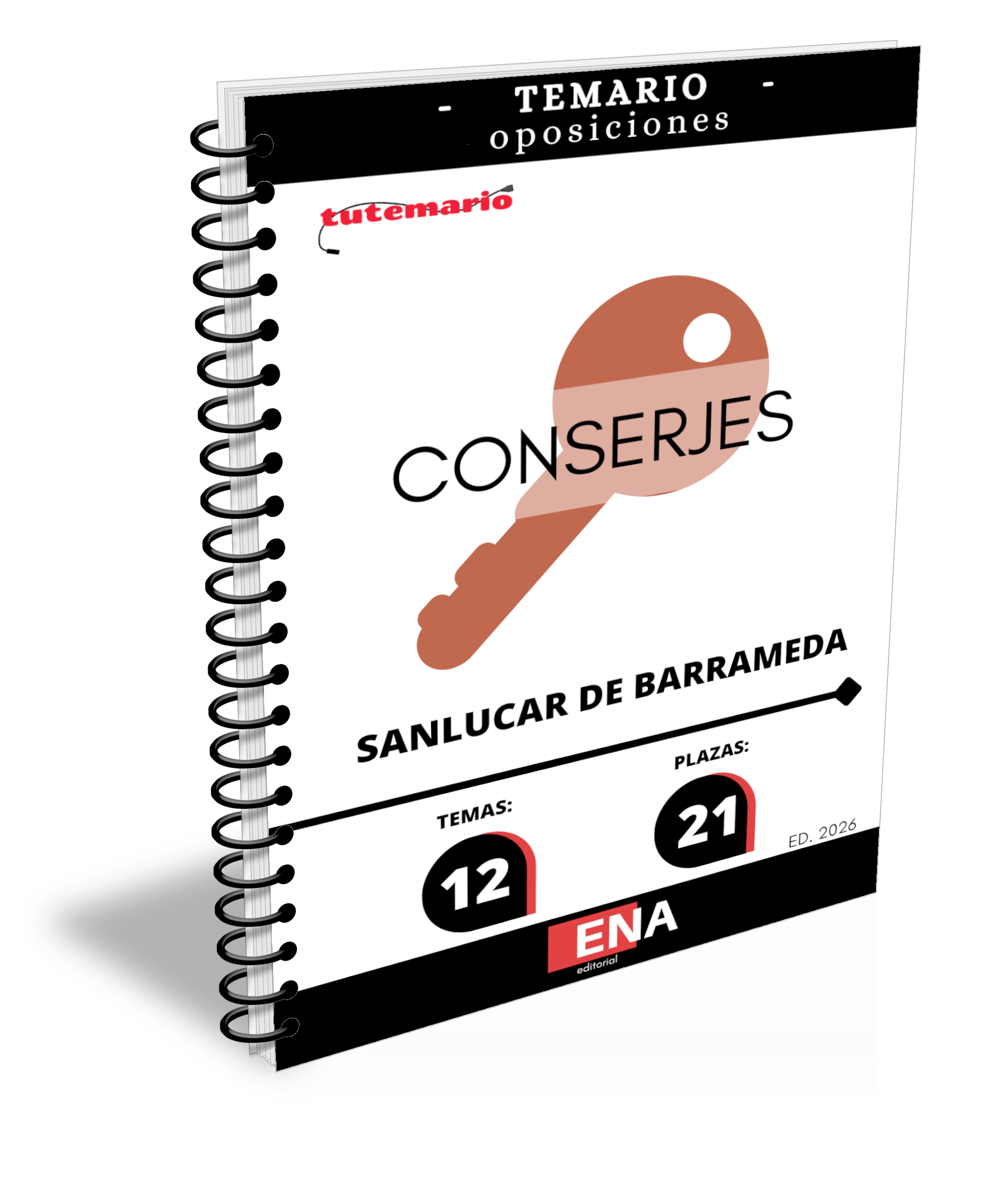 TEMARIO Oposición Conserje Ayuntamiento Sanlúcar de Barrameda. FORMATO ENCUADERNADO