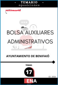 Libros oposición Auxiliares Administrativos Ayuntamiento Benifaió. Libros de oposiciones para esta misma convocatoria de 22€ a 130€ 
