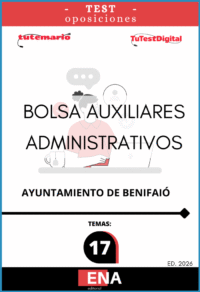 Libros oposición Auxiliares Administrativos Ayuntamiento Benifaió. Libros de oposiciones para esta misma convocatoria de 22€ a 130€ 