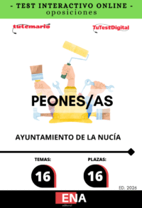 0. TEST INTERACTIVO Oposición peones Ayuntamiento de La Nucía. INTERACTIVO desde 8€ mes