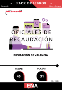 Libros de oposición Oficiales Recaudación Diputación de Valencia de 24€ a 148€