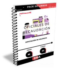 Material de estudio TEMARIOS y TEST para la convocatoria oposición Oficiales Recaudación Diputación de Valencia