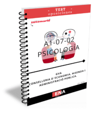 Material de estudio TEMARIOS y TEST para la convocatoria 28/25 Cuerpo A1-07-02 Escala Psicología GVA
