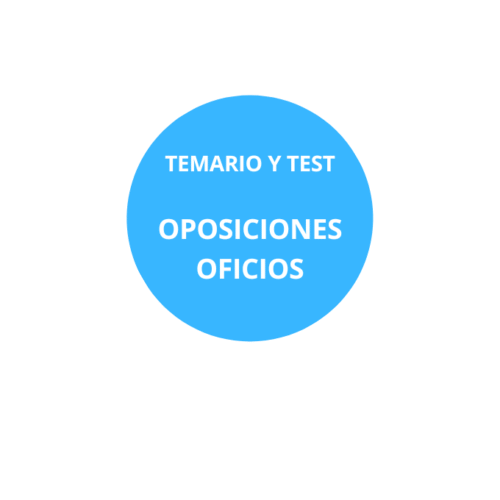 5.-TEMARIOS Y TEST OPOSICIONES OFICIOS: Albañilería, Fontanería, Carpintería, Jardinería, Pintura, Electricidad, Lavandería, Limpieza