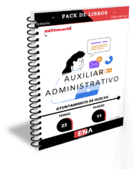 Material de estudio TEMARIOS y TEST para la convocatoria Oposición Auxiliar Administrativo Ayuntamiento de Huelva