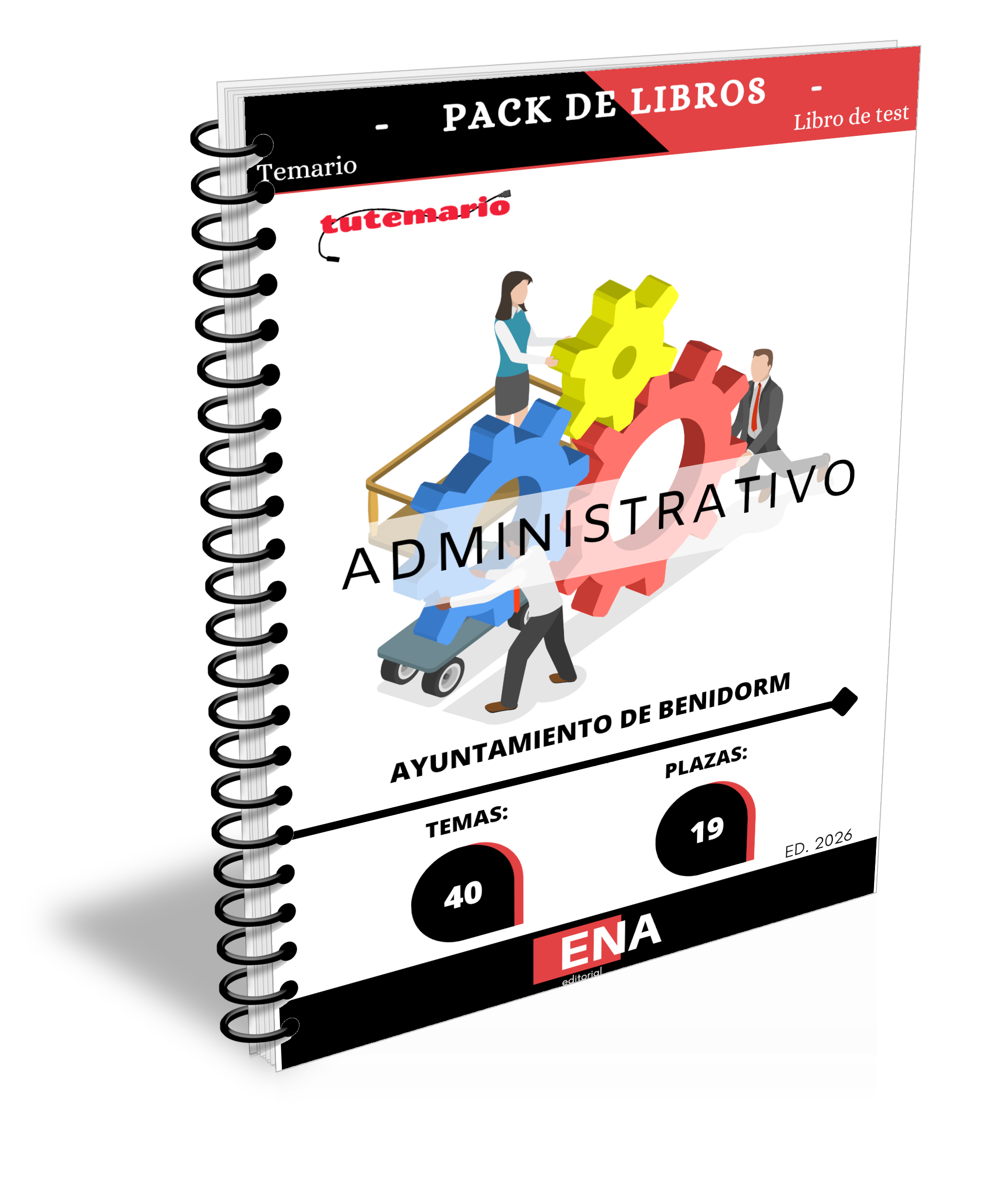Libros de Oposición 19 Administrativos Ayuntamiento de Benidorm ED. 2026 de 9€ a 134€