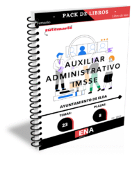 8. TEMARIO y TEST Oposición 8 Auxiliares Administrativos IMSSE Ayuntamiento de Elda ED. 2026 Formato ENCUADERNADO