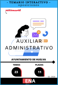 Libros Oposición Auxiliar Administrativo Ayuntamiento de Huelva ED 2026.