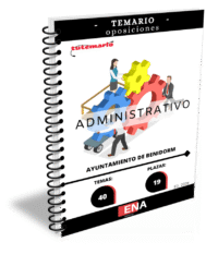 Material de estudio TEMARIOS y TEST para la convocatoria Oposición 19 Administrativos Ayuntamiento de Benidorm ED. 2026