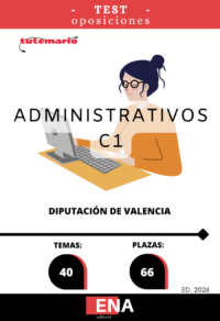 6. Libro de TEST. Oposición 66 plazas C1 Administrativo Diputación Valencia DIVAL ED. 2026 Formato PDF