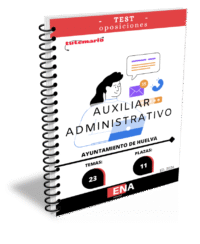 Material de estudio TEMARIOS y TEST para la convocatoria Oposición Auxiliar Administrativo Ayuntamiento de Huelva