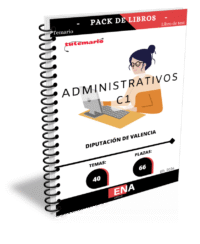 Material de estudio TEMARIOS y TEST para la convocatoria 66 plazas C1 Administrativo Diputación Valencia DIVAL ED. 2026