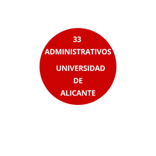 Oposición 33 Administrativos C-1 Universidad de Alicante