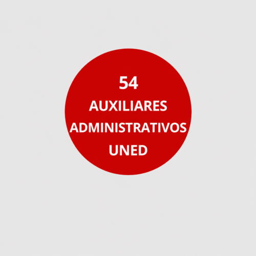 Oposición 54 Auxiliar Administrativos UNED 2026