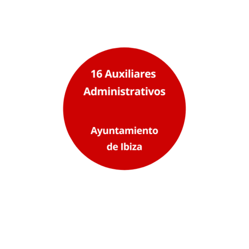 Oposición 16 Auxiliares Administrativos Ayuntamiento de Ibiza ED 2026