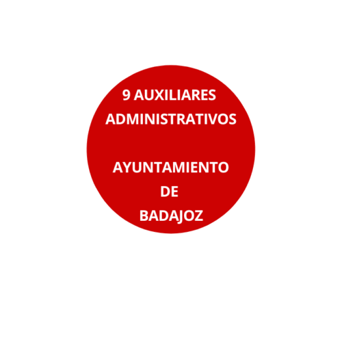 Oposición Auxiliar Administrativo Ayuntamiento de Badajoz 2026