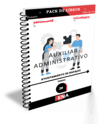 9. TEMARIO y TEST. Oposición Auxiliar Administrativo Ayuntamiento de Badajoz. Formato ENCUADERNADO