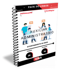 Material de estudio TEMARIOS y TEST para la convocatoria Oposición 16 Auxiliares Administrativos Ayuntamiento de Ibiza ED 2026