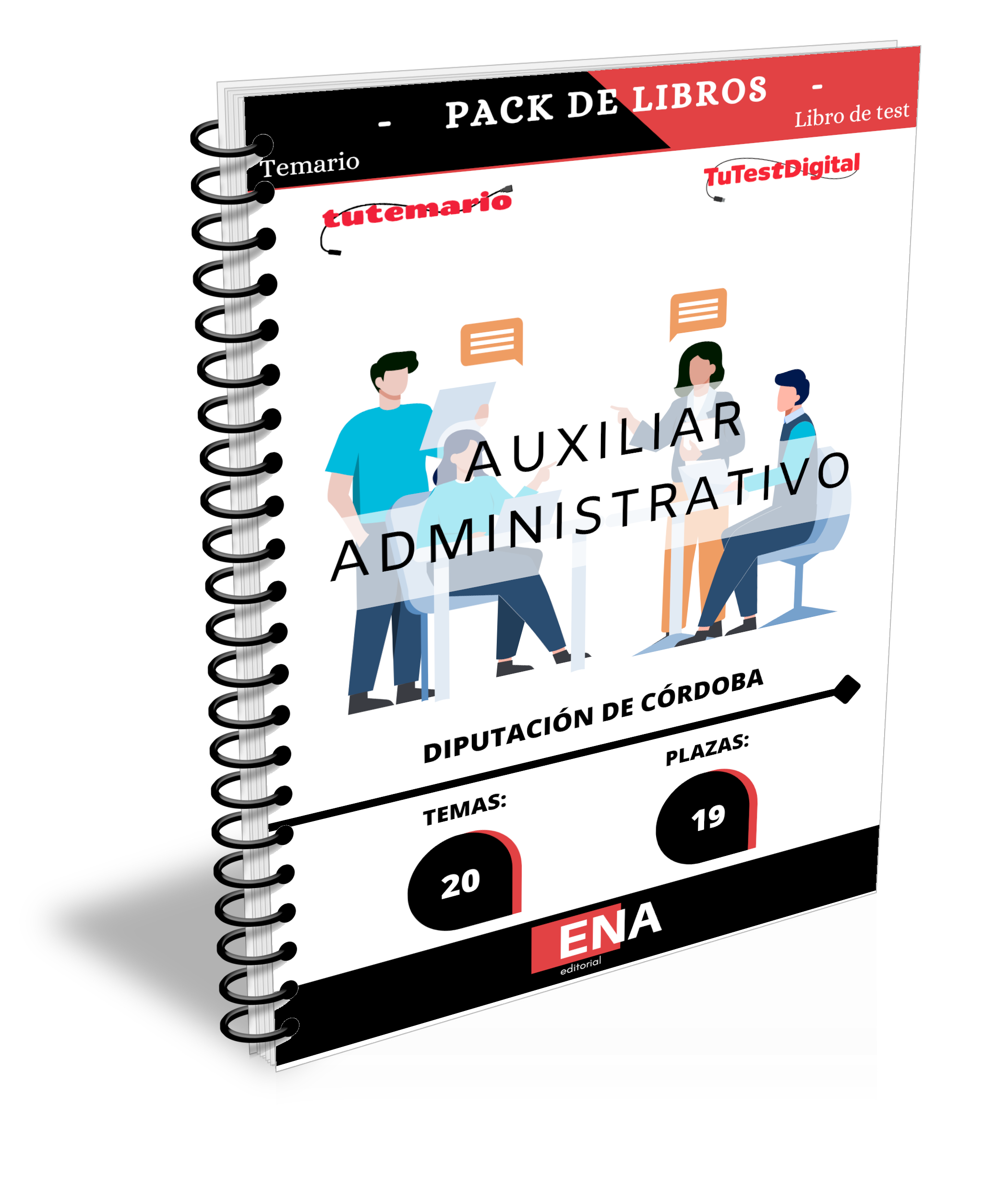 Libros Oposición 19 Auxiliar Administrativo C2 Diputación de Córdoba 2026