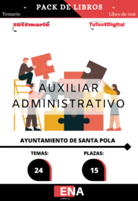 Libros Oposición 15 Auxiliar Administrativo Ayuntamiento de Santa Pola 