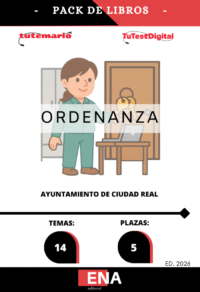 Material de estudio TEMARIOS y TEST para la convocatoria Oposición 5 Ordenanzas Ayuntamiento de Ciudad Real 