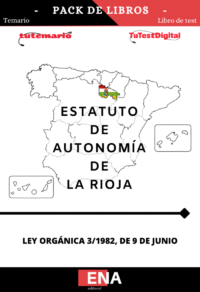 TEMARIO y TEST. oposiciones Estatuto de autonomía de La Rioja. FORMATO PDF
