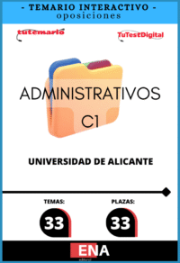 1. TEMARIO INTERACTIVO de la Oposición 33 Administrativos Ayuntamiento de Gijón ED 2026 desde 13€ mes