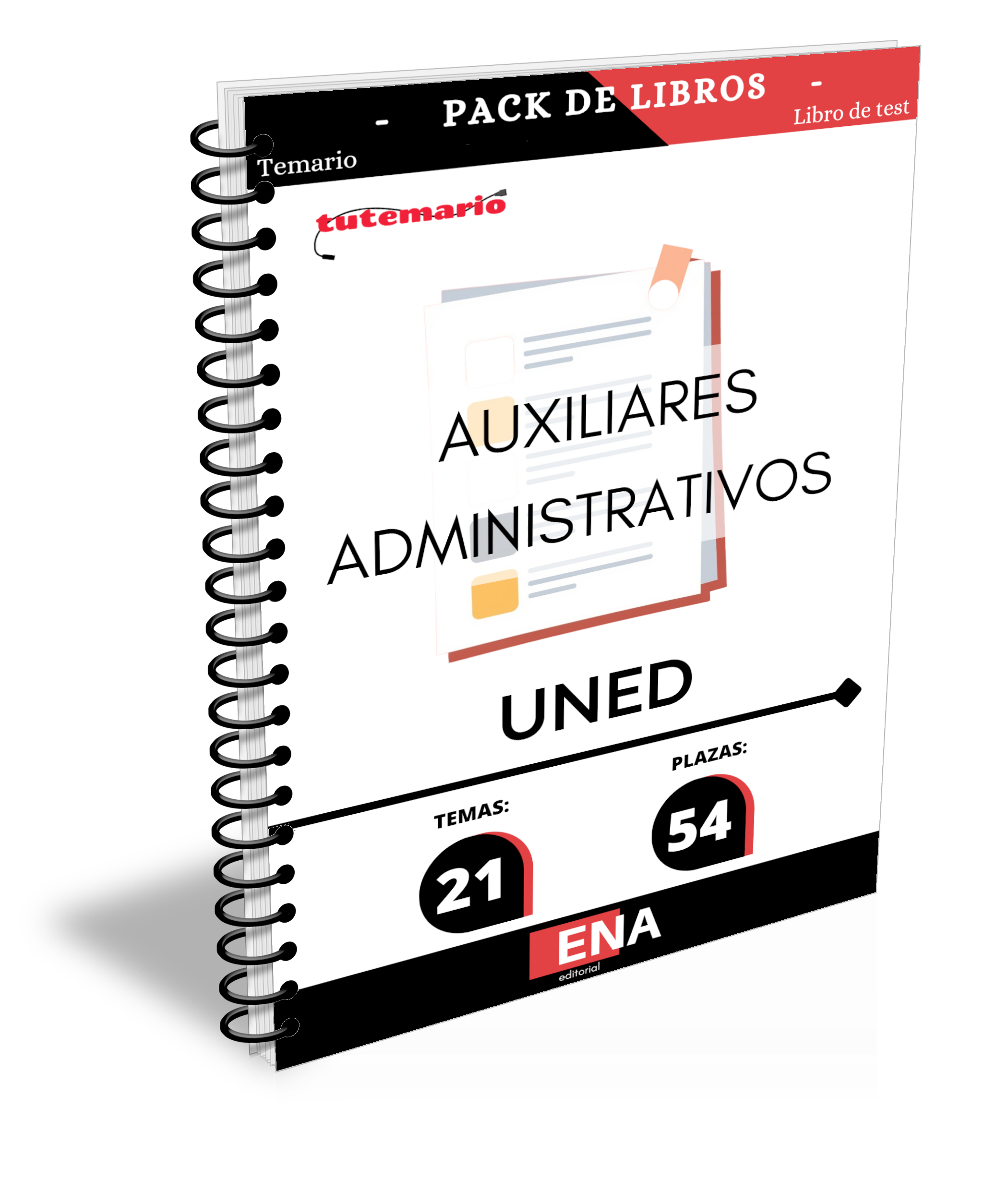 Libros de Oposición 54 Auxiliar Administrativos UNED 2026 desde 11€ a 140€