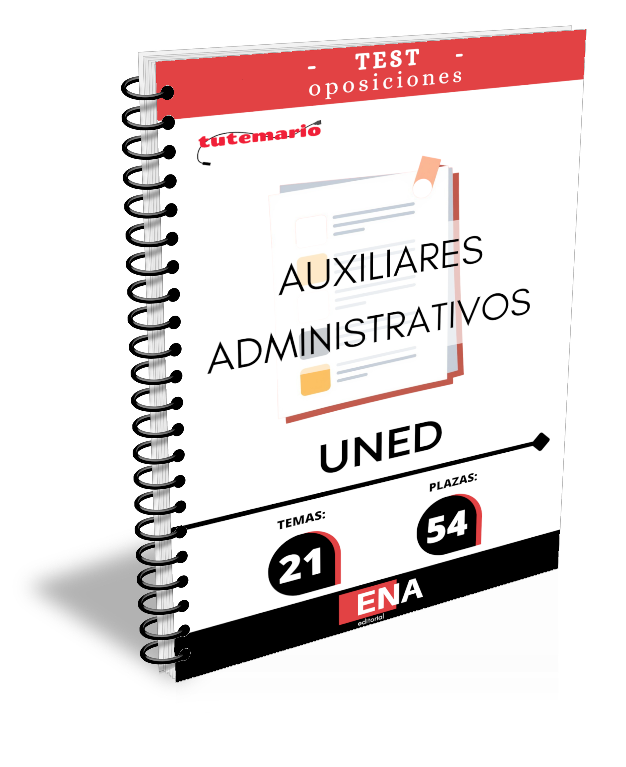 Libros de Oposición 54 Auxiliar Administrativos UNED 2026 desde 11€ a 140€
