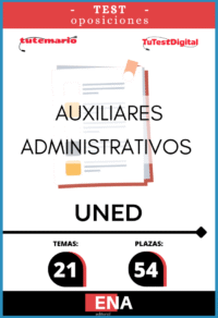 Libros de Oposición 54 Auxiliar Administrativos UNED 2026 desde 11€ a 140€