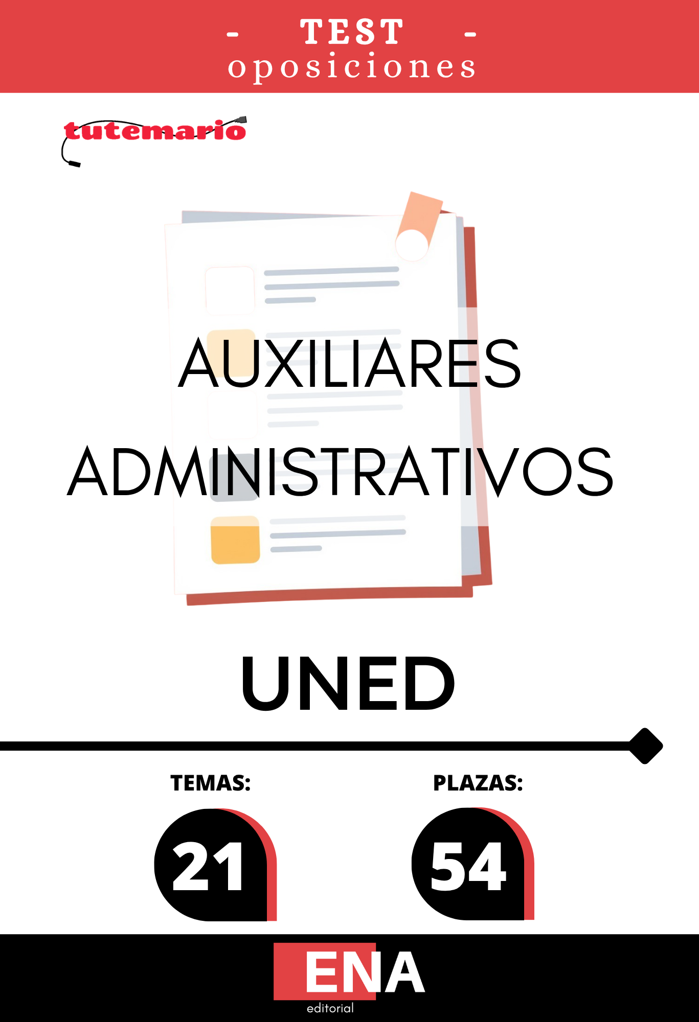 Libros de Oposición 54 Auxiliar Administrativos UNED 2026 desde 11€ a 140€