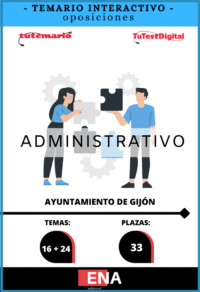 Libros Oposición 33 Administrativos Ayuntamiento de Gijón ED 2026