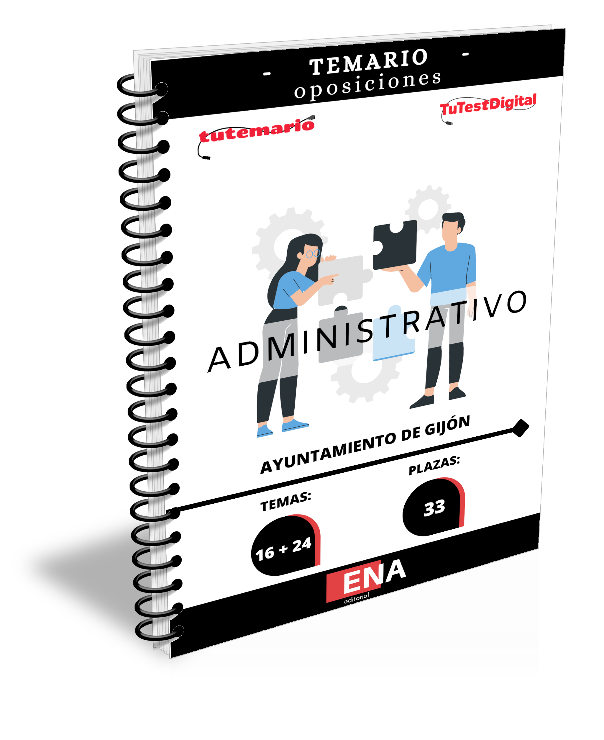 Libros Oposición 33 Administrativos Ayuntamiento de Gijón ED 2026
