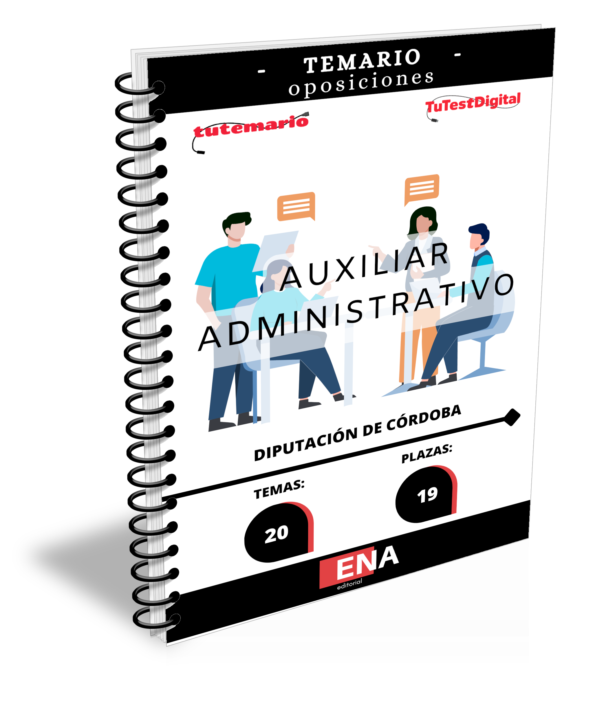 Libros de Oposición 19 Auxiliar Administrativo C2 Diputación de Córdoba 2026 desde 11€ a 140€