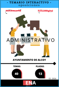 Libros de oposiciones para esta misma convocatoria Oposición 13 Administrativos Ayuntamiento de Alcoy desde 15€ a 157€