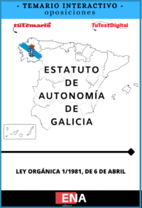 Libros para oposiciones sobre el Estatuto de Galicia