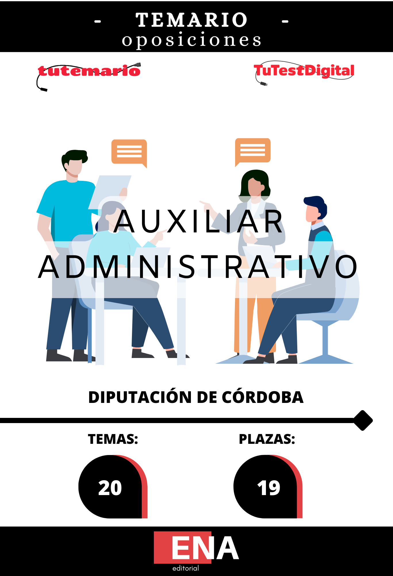Libros de Oposición 19 Auxiliar Administrativo C2 Diputación de Córdoba 2026 desde 11€ a 140€