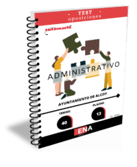 Material de estudio TEMARIOS y TEST para la convocatoria Oposición 13 Administrativos Ayuntamiento de Alcoy