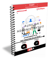 Material de estudio TEMARIOS y TEST para la convocatoria Oposición 17 Auxiliar Administrativos Ayuntamiento de San Sebastián de los Reyes 2026