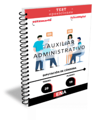 Material de estudio TEMARIOS y TEST para la convocatoria Oposición 19 Auxiliar Administrativo C2 Diputación de Córdoba 2026