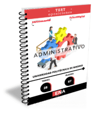 Material de estudio TEMARIOS y TEST para la convocatoria Oposición 67 Administrativo Universidad Politécnica de Madrid ED. 2026
