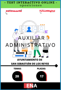 Libros Oposición 17 Auxiliar Administrativos Ayuntamiento de San Sebastián de los Reyes 2026